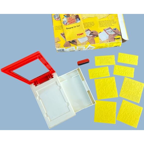 VTG TOMY 80s Get Along Gang Clubhouse Caboose Cards Kit Box Art Nostalgia Retro - Picture 8 of 10